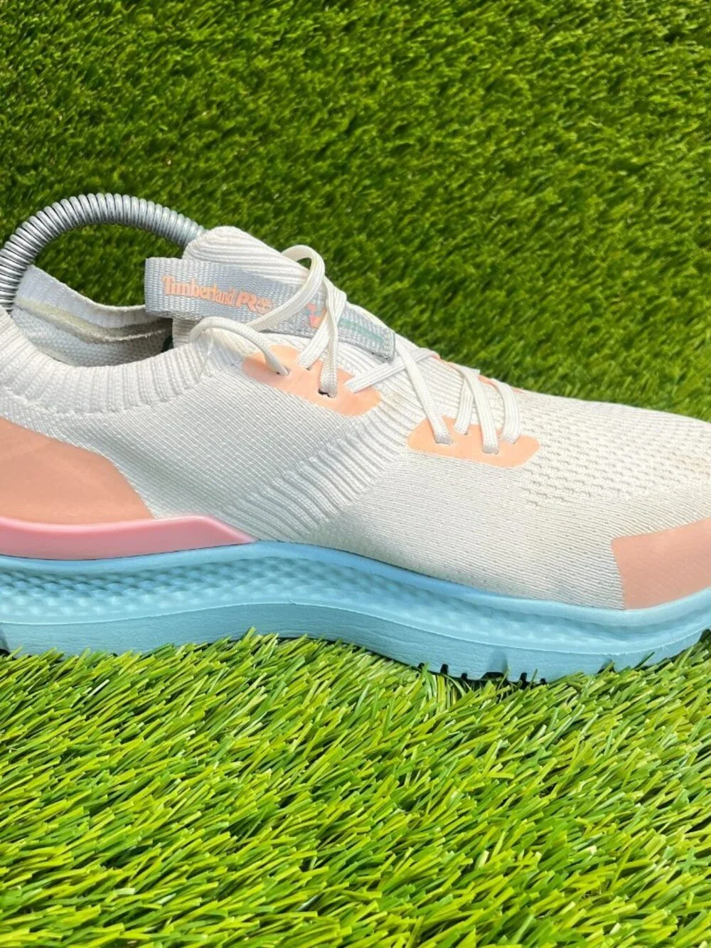 Timberland Pro Setra Womens Size 7M White Pink Composite Toe Work Safety Shoes_4
